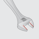 Unior 250/1 Adjustable Wrench 200mm