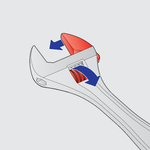 Unior 250/1 Adjustable Wrench 380mm