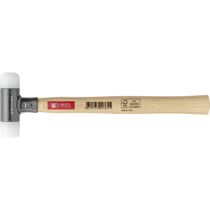 PB Swiss Dead-Blow Mallet with Hickory Handle & Plastic Head 274g