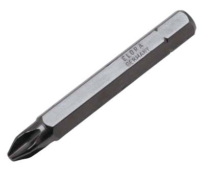 Elora Screwdriver Bit 1/4in cross slot 3020-PH 3x25
