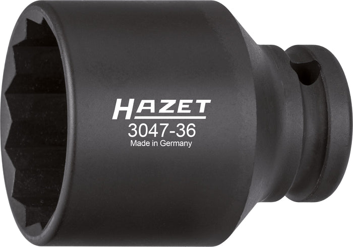 Hazet Impact Socket 12-Point 3047-36 36mm