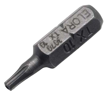Elora Screwdriver Bit 1/4in TORX® with bore hole 3070-TTX 20