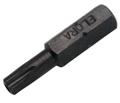 Elora Screwdriver Bit 5/16in TORX® with bore hole 3170-TTX 55