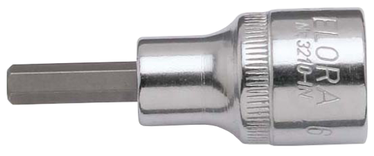 Elora Screwdriver Socket 1/2in inside hexagon 3210-INA 3/16in