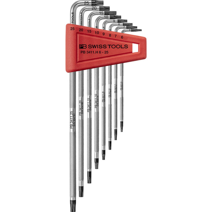 PB Swiss Torx Safety Key L-Wrenches 8 Pce Set in Plastic Holder