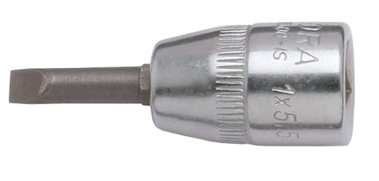 Elora Screwdriver Socket 3/8in plain slot 3500-IS 1.2