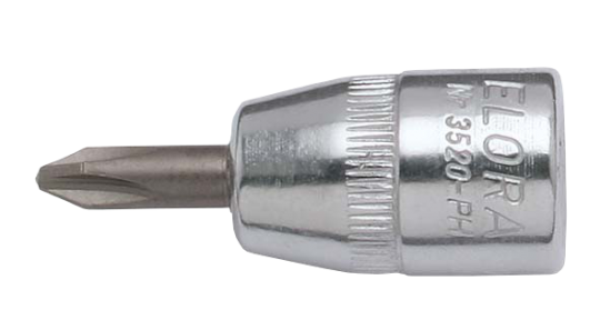 Elora Screwdriver Socket 3/8in cross slot 3520-PH 3