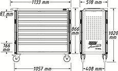 Hazet 179NXXL-7/342 Tool Trolley Assistent 7 Drawer with Tool Assortment 342 Piece