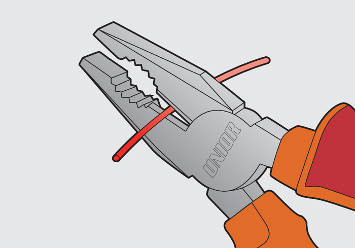 Unior 406/1VDEBI VDE Combination Pliers 220mm