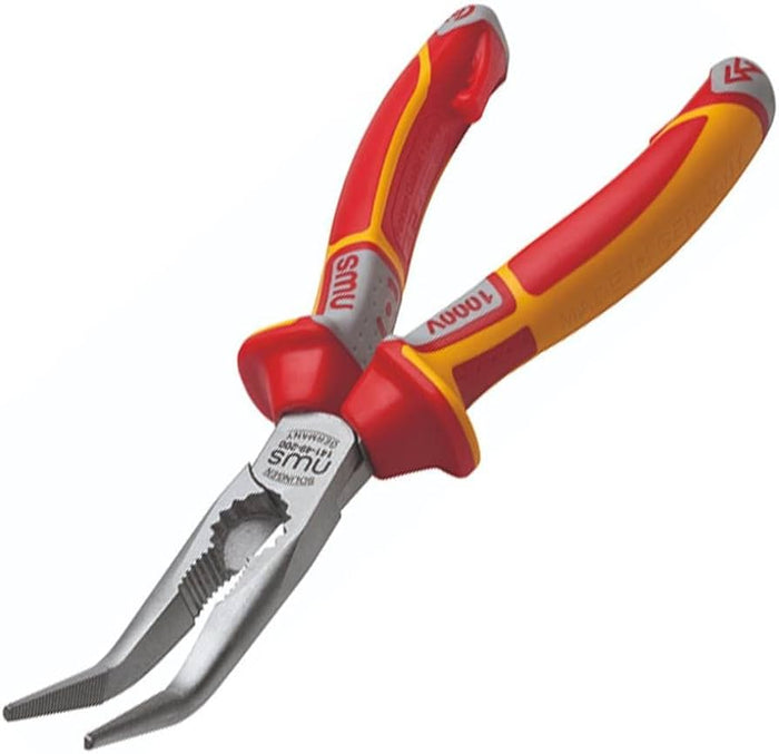 NWS 141-49-VDE-205-SB Chain Nose Pliers Angled 45° (Radio Pliers)