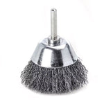 Lessmann Cup Brush 6mm Shank Dia 60mm Steel Wire STA Crimped 0.30mm