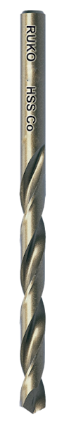 Ruko Cobalt Twist Drill Bit DIN 338 1.0 mm HSS Co5