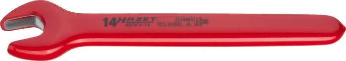 Hazet Single Open-End Wrench VDE 450KV-14 Outside Hexagon Profile 14mm