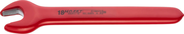 Hazet Single Open-End Wrench VDE 450KV-18 Outside Hexagon Profile 18mm