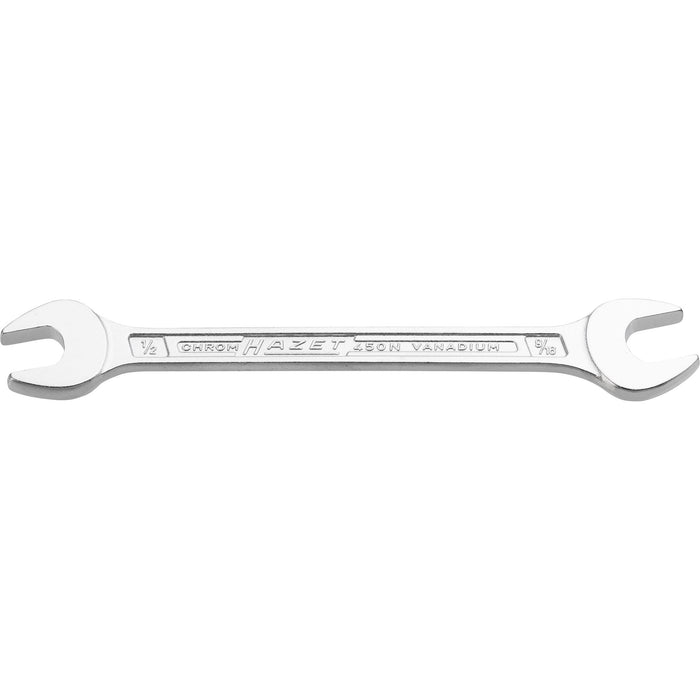 Hazet Double Open-End Wrench 1/2in x 9/16in 450NA-1/2X9/16VKH