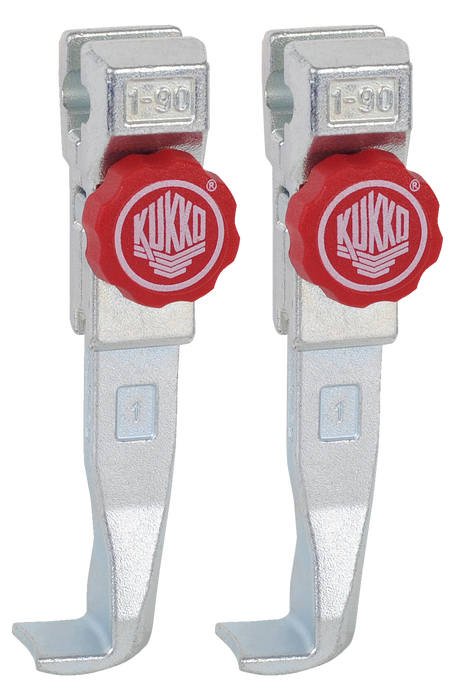 Kukko Quick-Adjustable Standard Pulling Hooks (pair)