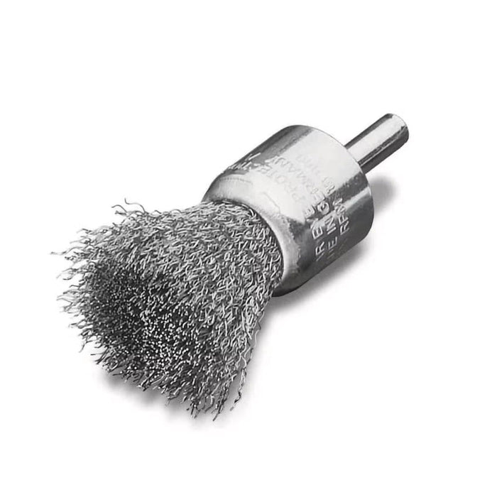Lessmann End Brush 23mm Diameter Shaft with 6mm Diameter Steel Wire STA Crimped 0.30mm