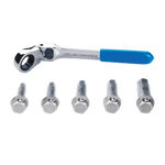 Mueller 456 550/6 Brake Hex Bit Kit (6, 7, 8, 9, 11 mm)
