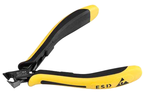 Elora Electronic Tungsten Carbide Oblique Cutter ESD with fine bevel 4640-F E 2K