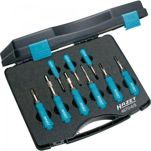 Hazet 9 Pce Cable Release Tool Assortment 4670-6/9