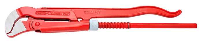 Unior 482/6 Pipe Wrench 45° Swedish Pattern S-Form 2in