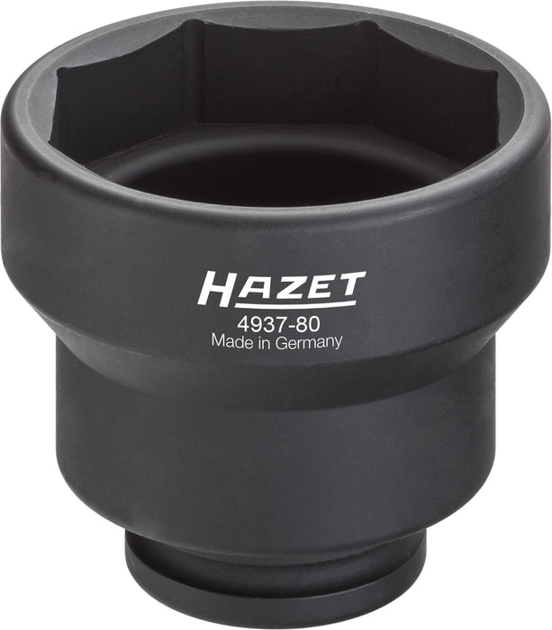 Hazet 3/4in Drive Commercial Vehicle Axle Nut Socket 80mm 4937-80 