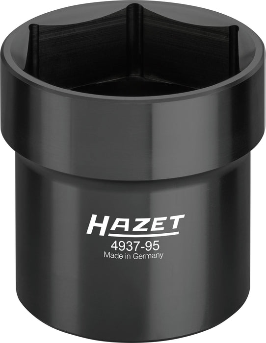 Hazet 3/4in Commercial Vehicle Oil Caps / Axle Nut Socket 95mm 4937-95 