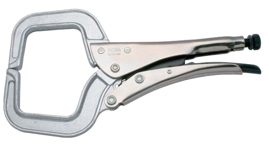 Elora Aluminium C-Clamp Grip Plier span width 0-180mm 507A-360