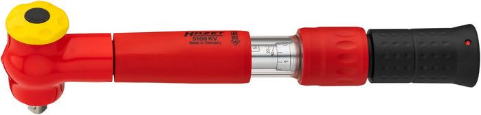 Hazet 3/8in VDE Torque Wrench 5109KV 5-25Nm Tolerance 4% 