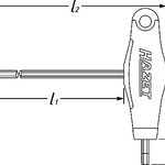 Hazet 866BH-4 Double Screwdriver Bit Holder with T-Handle