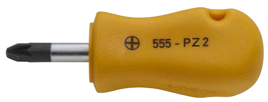 Elora Screwdriver short version supa-pozidriv 554-PZ 1