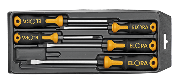 Elora Slotted & Phillips Screwdriver Set 583 S5-K
