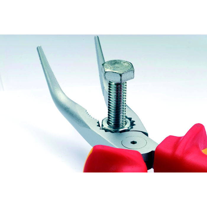 NWS 141-49-VDE-205-SB Chain Nose Pliers Angled 45° (Radio Pliers)