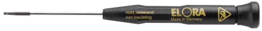 Elora Electronic Screwdriver ESD plain slot 600-IS 4.0x150 ESD