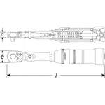 Hazet 3/4in Torque Wrench 6150-1CTCAL 400-1000Nm Tolerance 3%