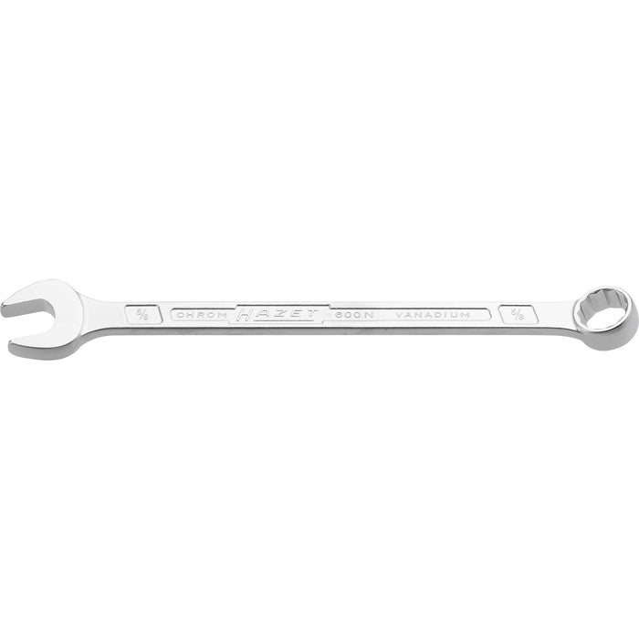 Hazet Combination Wrench 600NA-5/8 Outside 12-Point Profile 5/8in