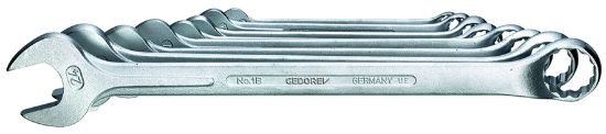 Gedore 1B-10M Combination Spanner Set 10-19mm