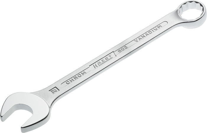 Hazet Combination Wrench 603-27 Outside 12-Point Profile 27mm