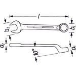 Hazet Combination Wrench 603-5.5 Outside Hexagon Profile 5.5mm
