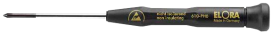 Elora Electronic Screwdriver ESD cross slot 610-PH 1 ESD