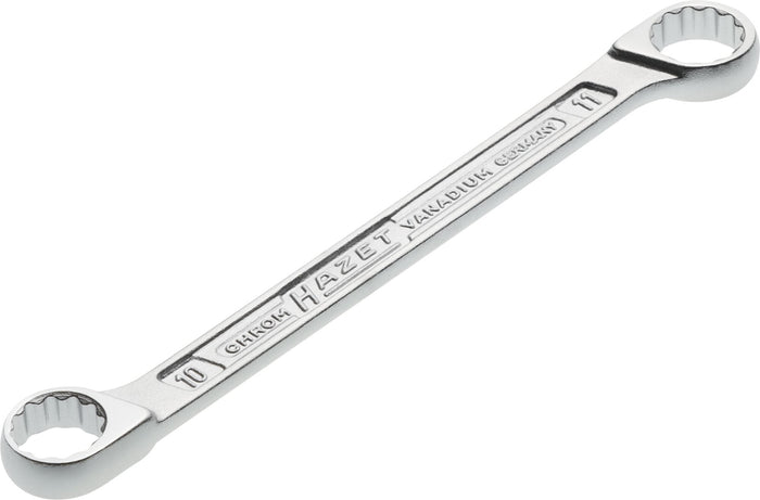 Hazet Double Box-End Wrench 610N-10X11 Outside 12-Point Traction Profile 10 x 11mm