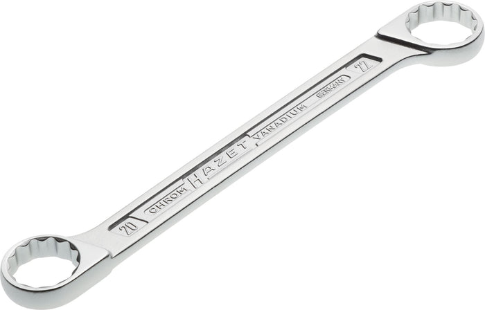 Hazet Double Box-End Wrench 610N-20X22 Outside 12-Point Traction Profile 20 x 22mm