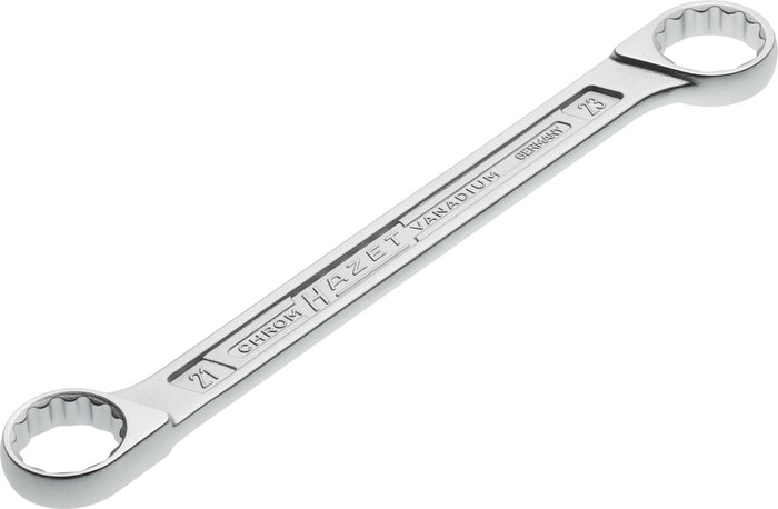 Hazet Double Box-End Wrench 610N-21X23 Outside 12-Point Traction Profile 21 x 23mm