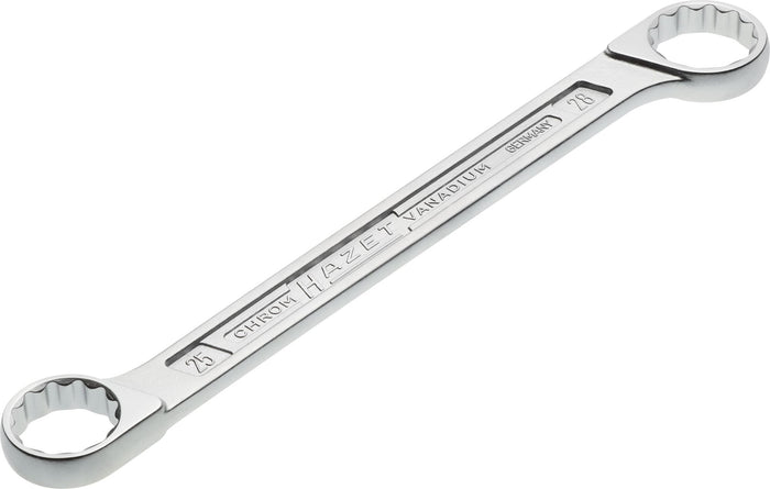 Hazet Double Box-End Wrench 610N-25X28 Outside 12-Point Traction Profile 25 x 28mm