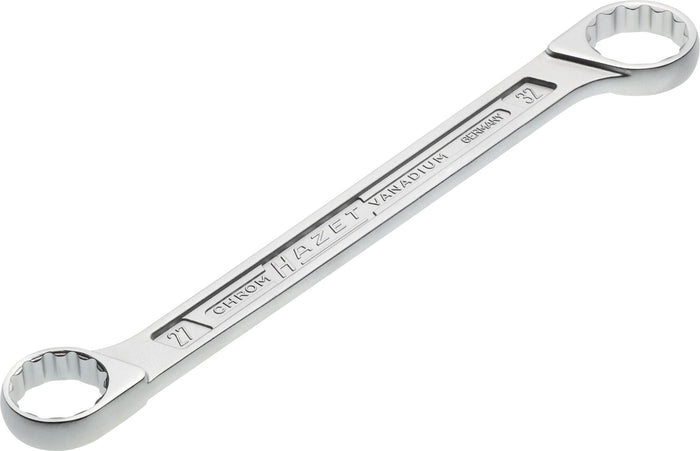 Hazet Double Box-End Wrench 610N-27X32 Outside 12-Point Traction Profile 27 x 32mm