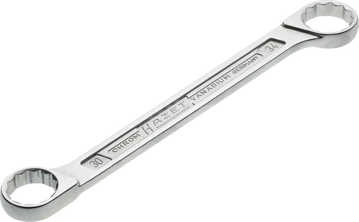 Hazet Double Box-End Wrench 610N-30X34 Outside 12-Point Traction Profile 30 x 34mm