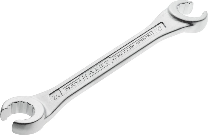 Hazet Double Box-End Wrench Open 612-24X27 Outside 12-Point Profile 24 x 27mm
