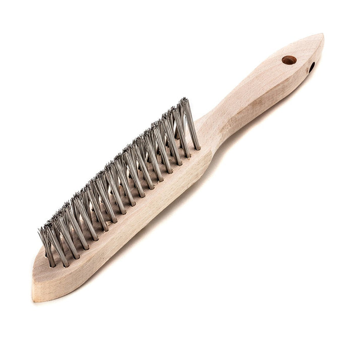 Lessmann Weld Brush 3 Rows Steel Wire STA Straight 0.35mm High 35mm