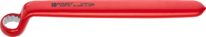 Hazet Single Box-End Wrench VDE 630KV-18 Outside 12-Point Profile 18mm