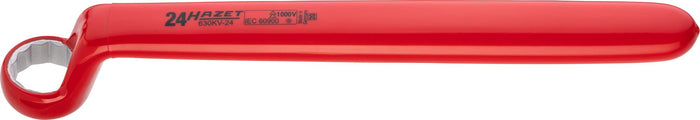 Hazet Single Box-End Wrench VDE 630KV-24 Outside 12-Point Profile 24mm
